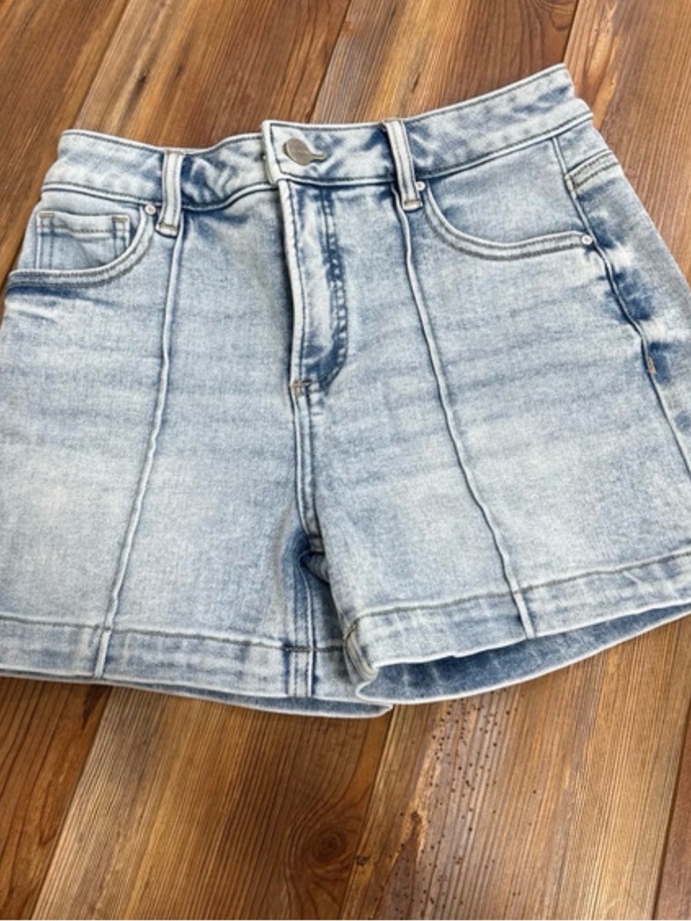 Risen Denim Shorts